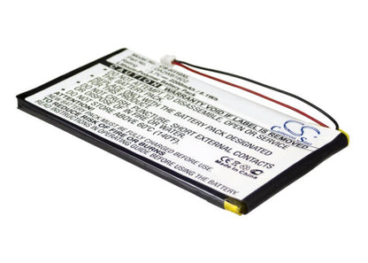 3.7V, 2200mAh, Li-Polymer Battery fits Iriver, H110, H120, 8.14Wh