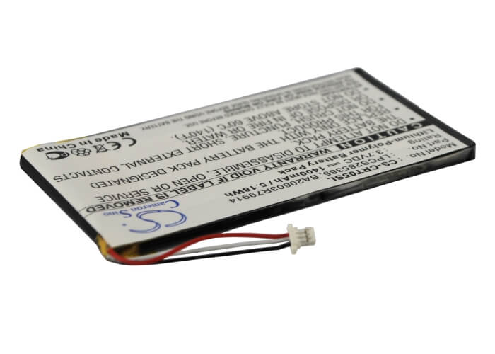 3.7V, 1400mAh, Li-Polymer Battery fits Creative, Dvp-hd0003, Zen Vision M (60gb), 5.18Wh