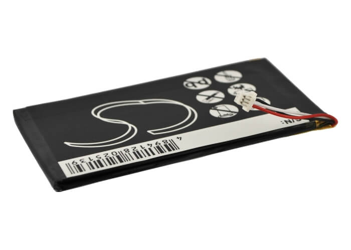 3.7V, 1400mAh, Li-Polymer Battery fits Creative, Dvp-hd0003, Zen Vision M (60gb), 5.18Wh