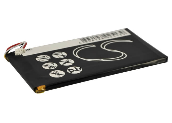 3.7V, 1400mAh, Li-Polymer Battery fits Creative, Dvp-hd0003, Zen Vision M (60gb), 5.18Wh