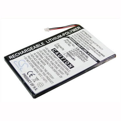 3.7V, 1600mAh, Li-Polymer Battery fits Apple, 2nd Generation, Ipod 1st, 5.92Wh