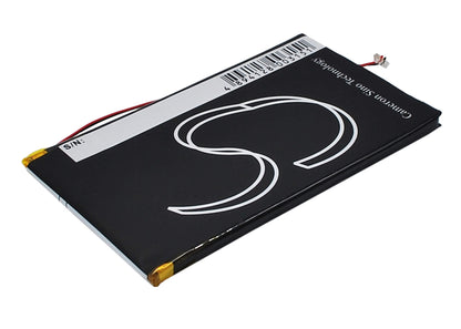3.7V, 1600mAh, Li-Polymer Battery fits Samsung, Napster Mp3 Player, Pmpsgy910, 5.92Wh