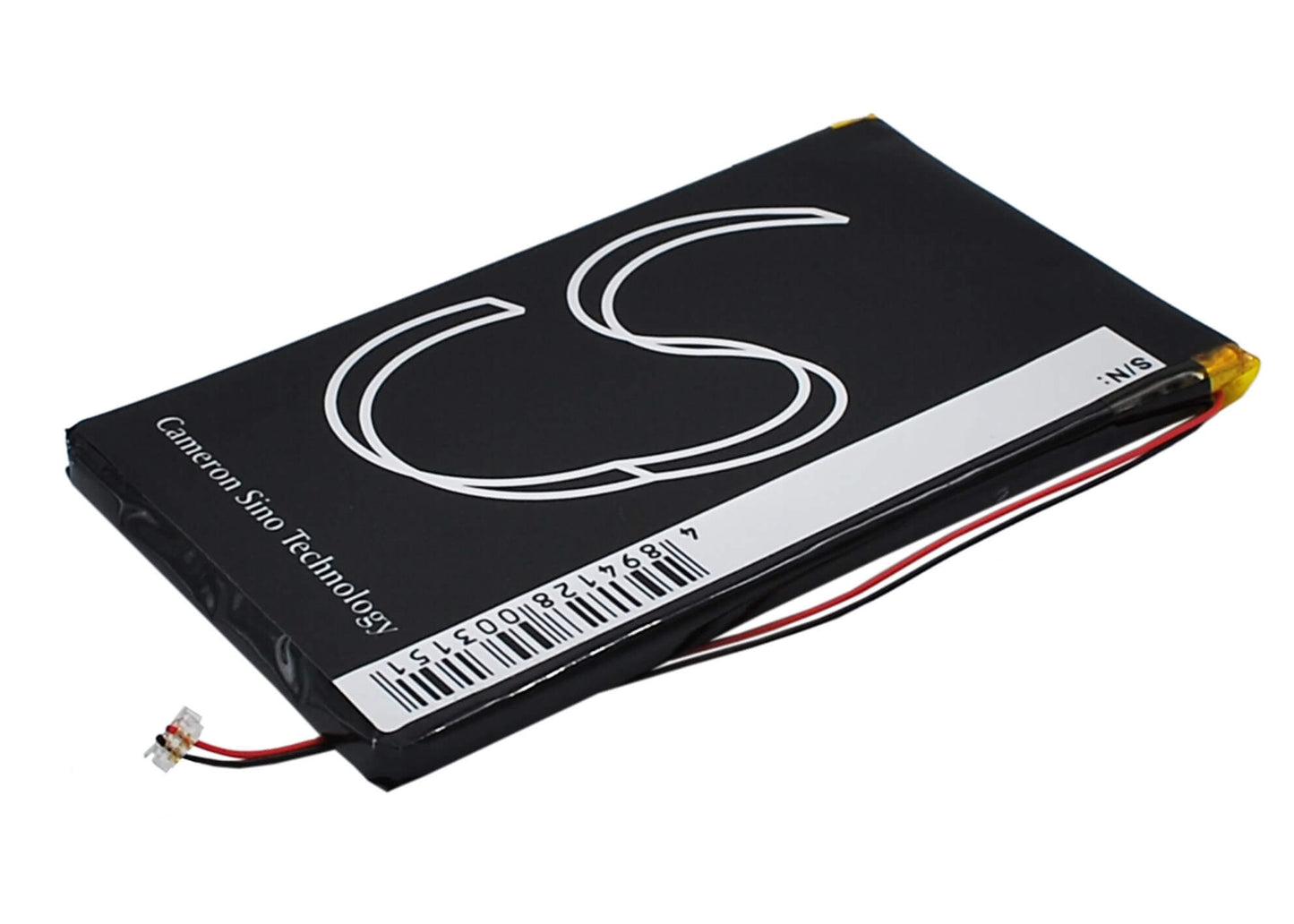 3.7V, 1600mAh, Li-Polymer Battery fits Samsung, Napster Mp3 Player, Pmpsgy910, 5.92Wh
