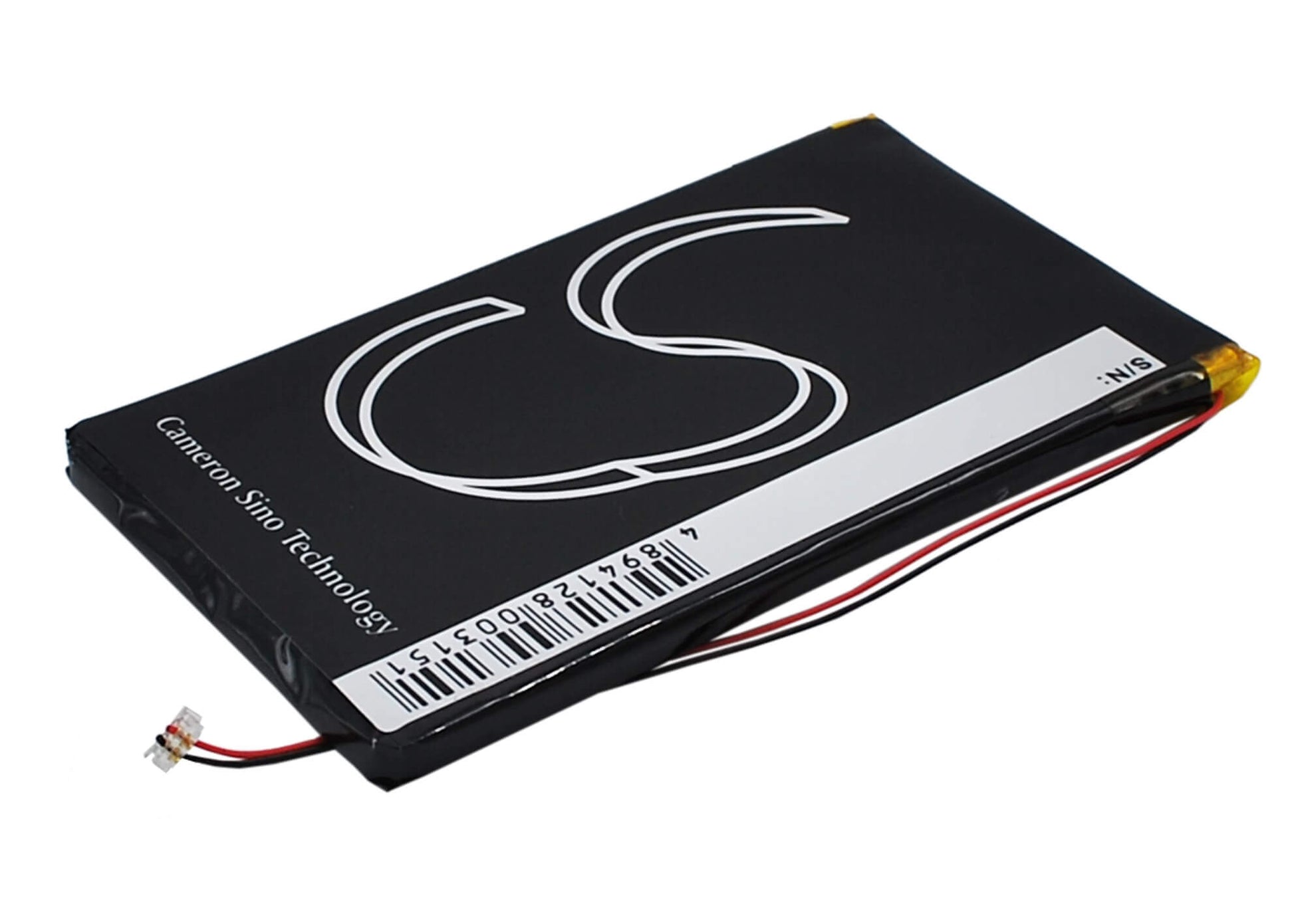 3.7V, 1600mAh, Li-Polymer Battery fits Samsung, Napster Mp3 Player, Pmpsgy910, 5.92Wh