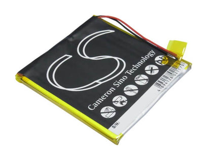 3.7V, 2600mAh, Li-Polymer Battery fits Archos, Av605 20gb, Av605 40gb, 9.62Wh