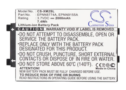 3.7V, 2000mAh, Li-ion Battery fits Delphi, Airware, Myfi, 7.4Wh