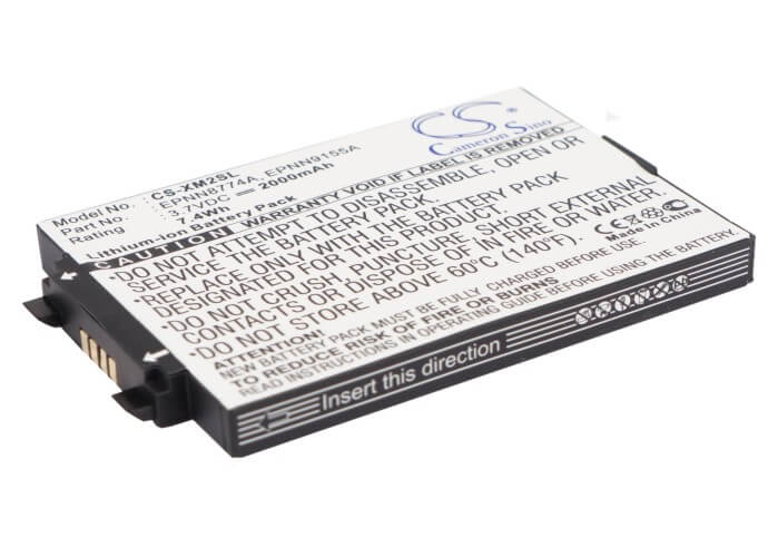 3.7V, 2000mAh, Li-ion Battery fits Altec Lansing, Xm2go, Xm3020, 7.4Wh