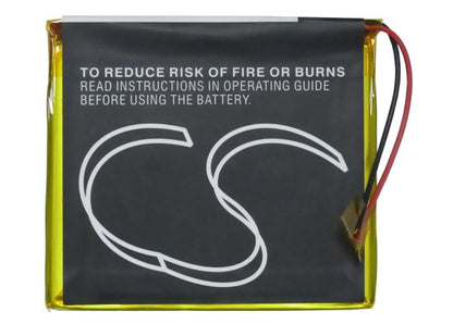 3.7V, 2500mAh, Li-Polymer Battery fits Archos, Av605 120gb, Av605 160gb, 9.25Wh