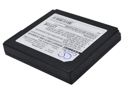 3.7V, 3750mAh, Li-Polymer Battery fits Creative, Zen Protable Media Center, 13.875Wh