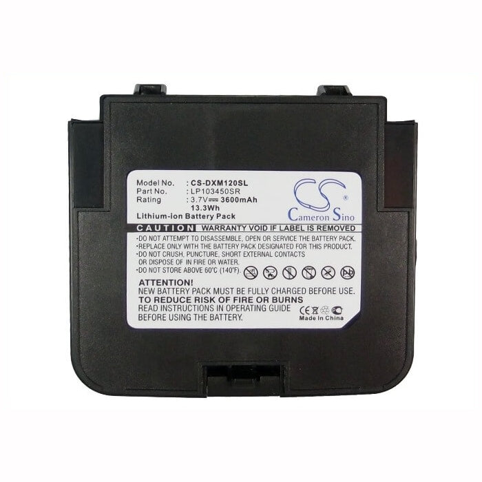 3.7V, 3600mAh, Li-ion Battery fits Delphi, Sa10120, Xm Satellite Radio Sa10120 Roa, 13.32Wh