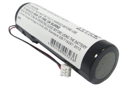 3.7V, 2200mAh, Li-ion Battery fits Rca, Lyra Jukebox Rd2780 Mp3 Playme, 8.14Wh