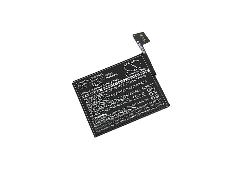3.85V, 1000mAh, Li-Polymer Battery fits Apple, A1574, Ipod 7.1, 3.85Wh