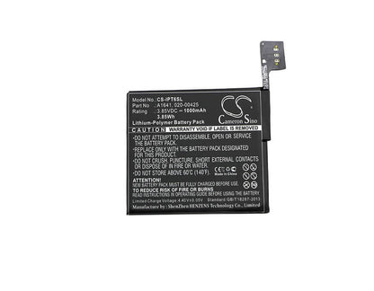 3.85V, 1000mAh, Li-Polymer Battery fits Apple, A1574, Ipod 7.1, 3.85Wh