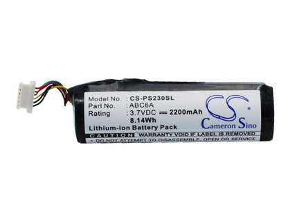 3.7V, 2200mAh, Li-ion Battery fits Philips, Pmc7230, Pmc7230/17, 8.14Wh