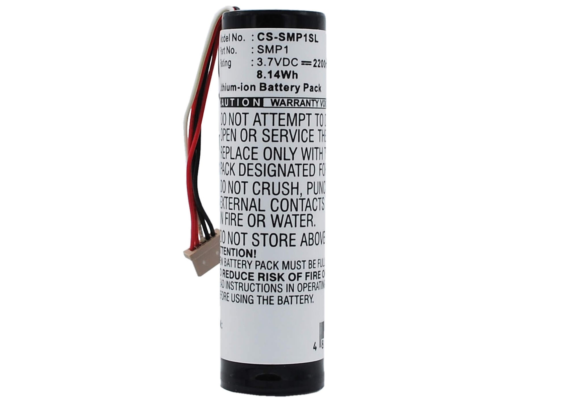 3.7V, 2200mAh, Li-ion Battery fits Sony, Hmp-a1, 8.14Wh