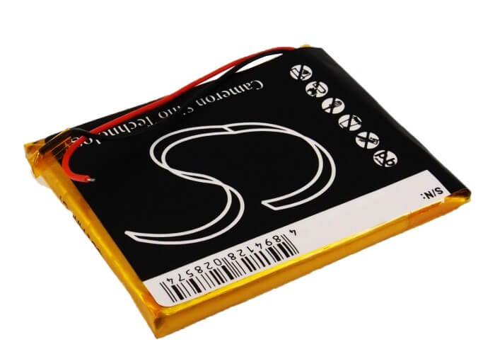 3.7V, 2000mAh, Li-Polymer Battery fits Iriver, 1p0708sil 8gb, 1p0716sil 16gb, 7.4Wh