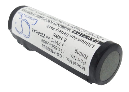 3.7V, 2200mAh, Li-ion Battery fits Philips, Pmc7320, Pmc7320/17 30gb, 8.14Wh