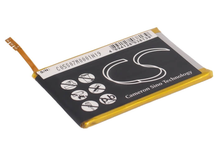 3.7V, 930mAh, Li-Polymer Battery fits Apple, Ipod Touch 4th, 3.441Wh