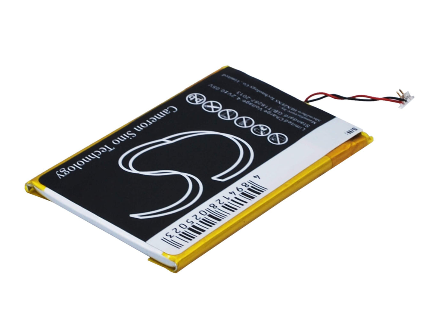 3.7V, 950mAh, Li-Polymer Battery fits Jnc, Ssf-h5, 3.515Wh