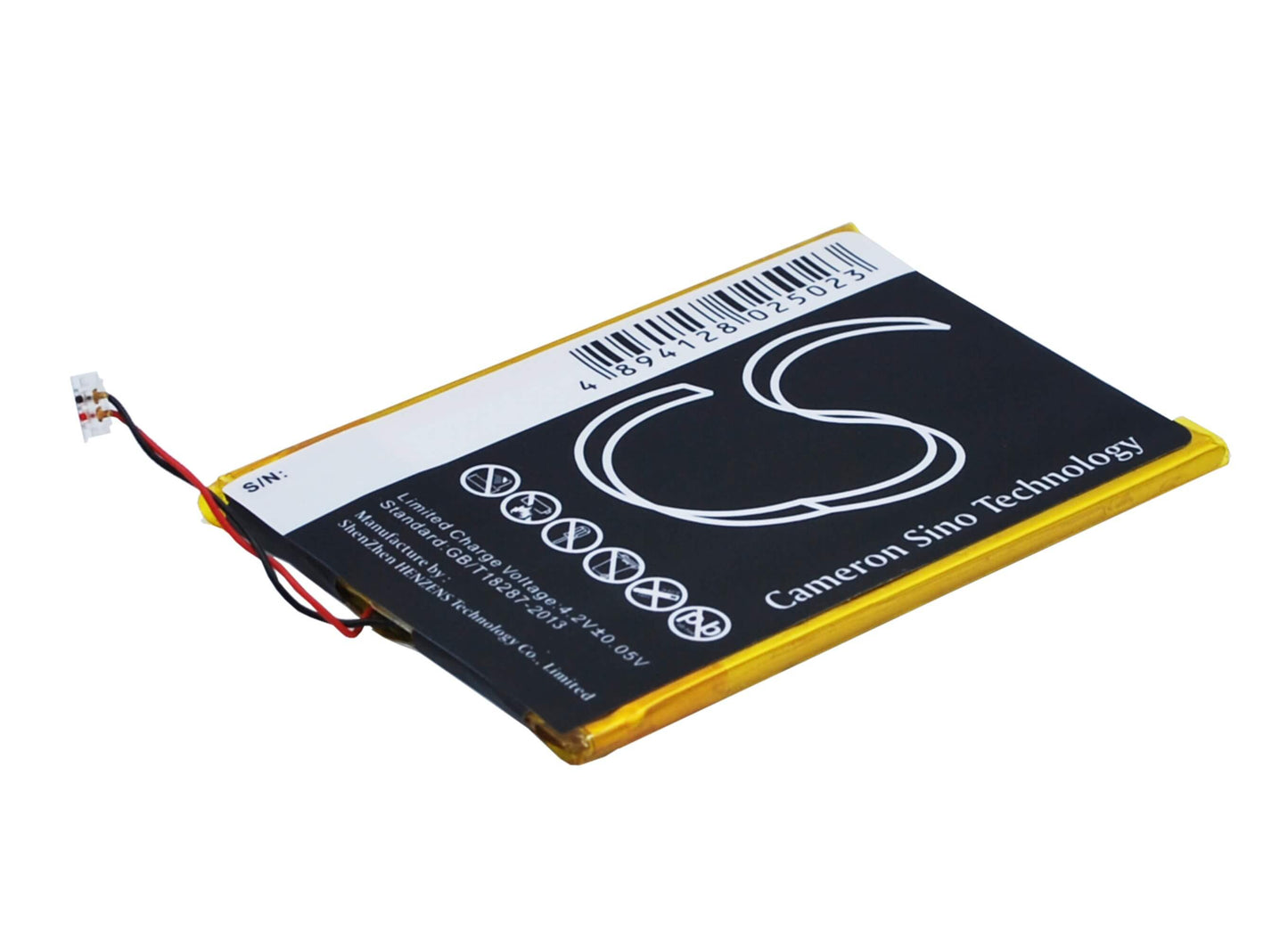 3.7V, 950mAh, Li-Polymer Battery fits Jnc, Ssf-h5, 3.515Wh