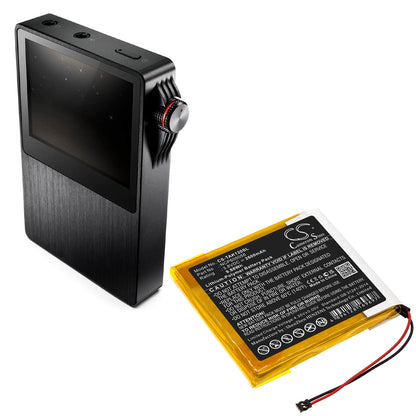 3.8V, 2600mAh, Li-Polymer Battery fits Astell & Kern, Ak120, 9.88Wh
