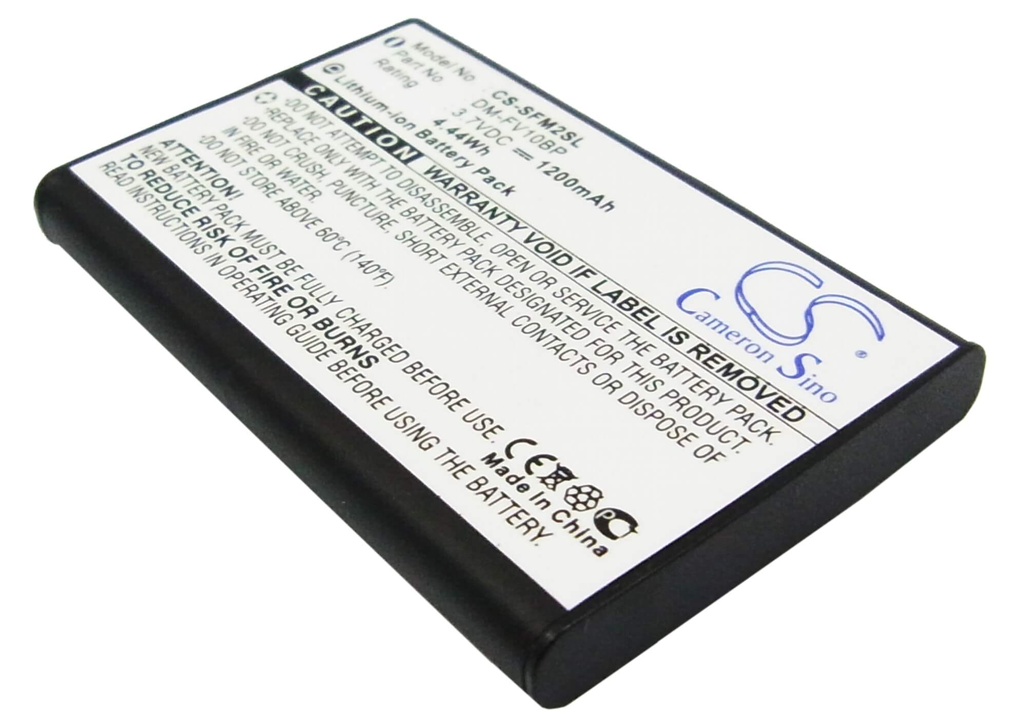 3.7V, 1200mAh, Li-ion Battery fits Dm-tech, Dm-av10, 4.44Wh