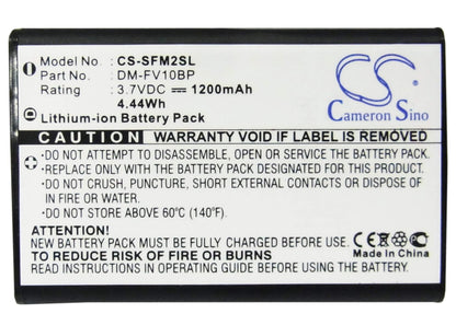 3.7V, 1200mAh, Li-ion Battery fits Govideo, Pvp4040, 4.44Wh