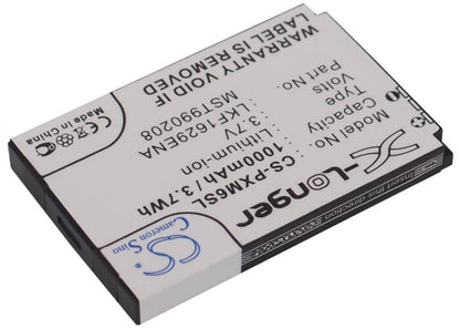 3.7V, 1000mAh, Li-ion Battery fits Samsung, Nexus 25, Nexus 25 Yp-x5x, 3.7Wh