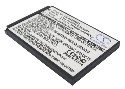 3.7V, 780mAh, Li-ion Battery fits Creative, Zen Micro, Zen Micro 4gb, 2.886Wh