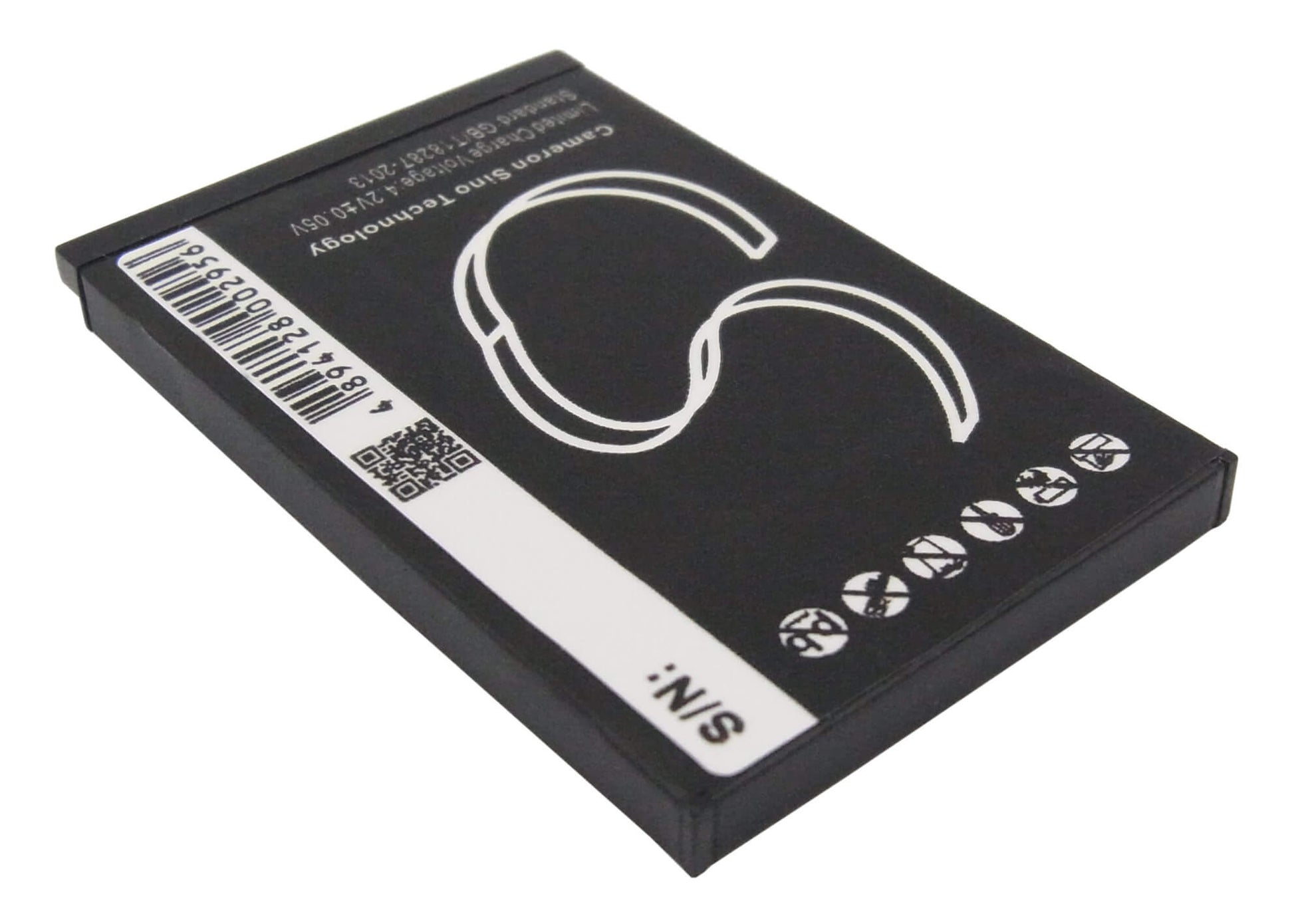 3.7V, 780mAh, Li-ion Battery fits Creative, Zen Micro, Zen Micro 4gb, 2.886Wh