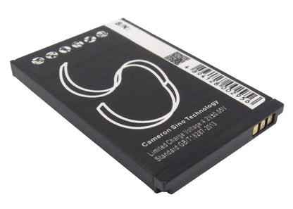 3.7V, 780mAh, Li-ion Battery fits Creative, Zen Micro, Zen Micro 4gb, 2.886Wh