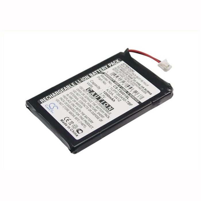 3.7V, 1000mAh, Li-ion Battery fits Toshiba, Gigabeat Mes30v, Gigabeat Mes30vw, 3.7Wh