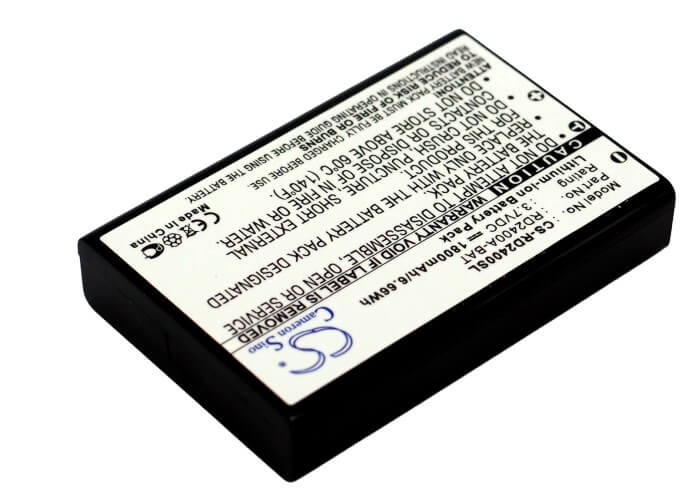 3.7V, 1800mAh, Li-ion Battery fits Lawmate, Pv-1000, Pv-700, 6.66Wh