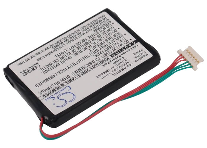 3.7V, 1200mAh, Li-ion Battery fits Roc, Digital 14003 Rocbox 20gb, 4.44Wh