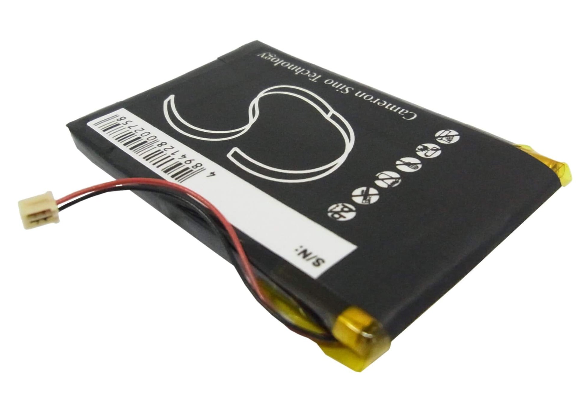 3.7V, 750mAh, Li-Polymer Battery fits Sony, Nw-a2000, Nw-hd3, 2.775Wh