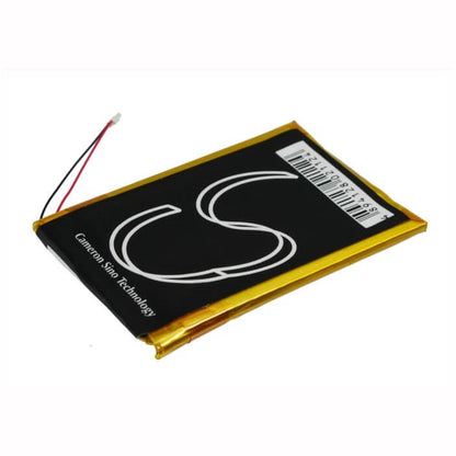 3.7V, 750mAh, Li-Polymer Battery fits Sony, Nw-s710, Nwz-s600, 2.775Wh