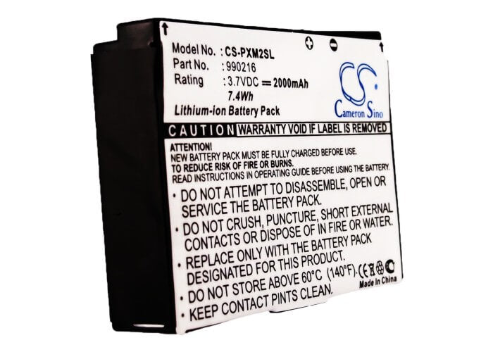3.7V, 2000mAh, Li-ion Battery fits Samsung, Helix, Xm Radio, 7.4Wh