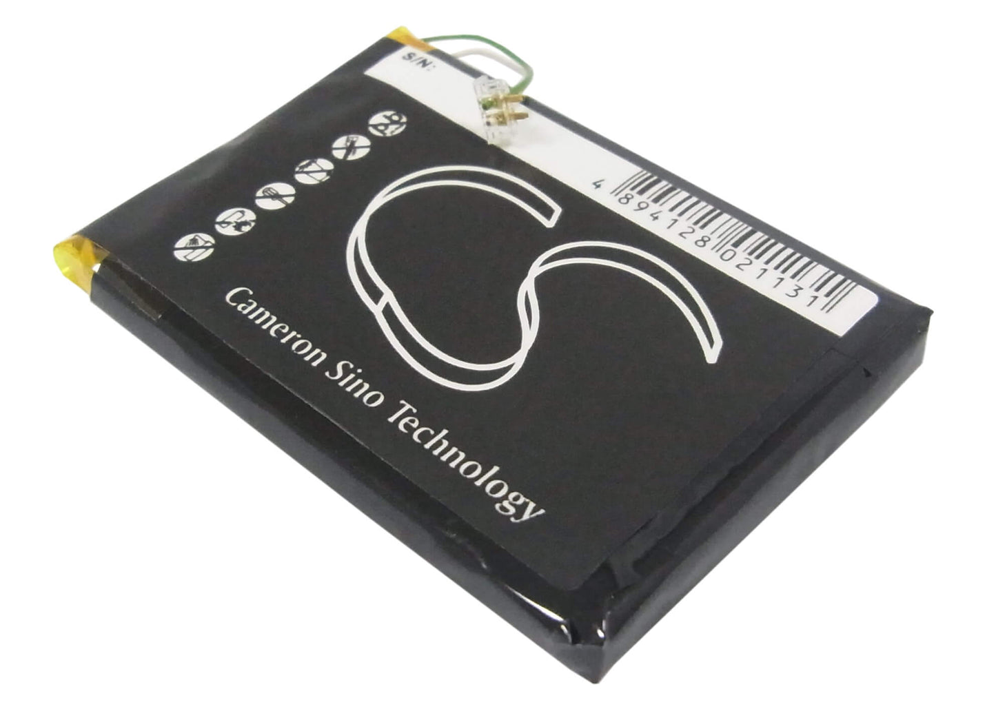 3.7V, 950mAh, Li-Polymer Battery fits Iriver, Clix 2 2gb, Clix 2 4gb, 3.515Wh