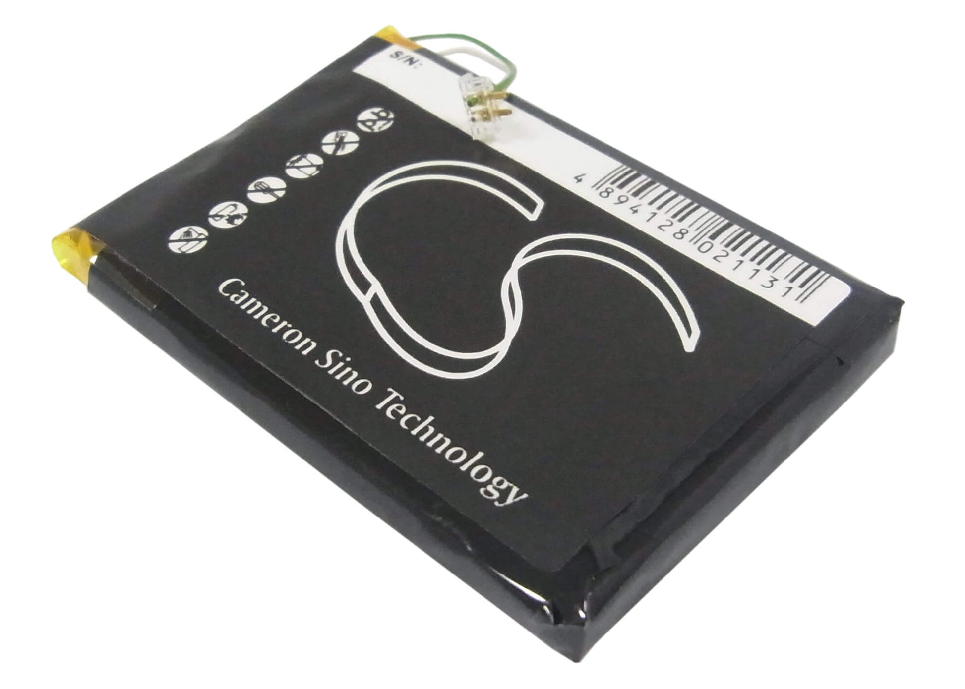3.7V, 950mAh, Li-Polymer Battery fits Iriver, Clix 2 2gb, Clix 2 4gb, 3.515Wh