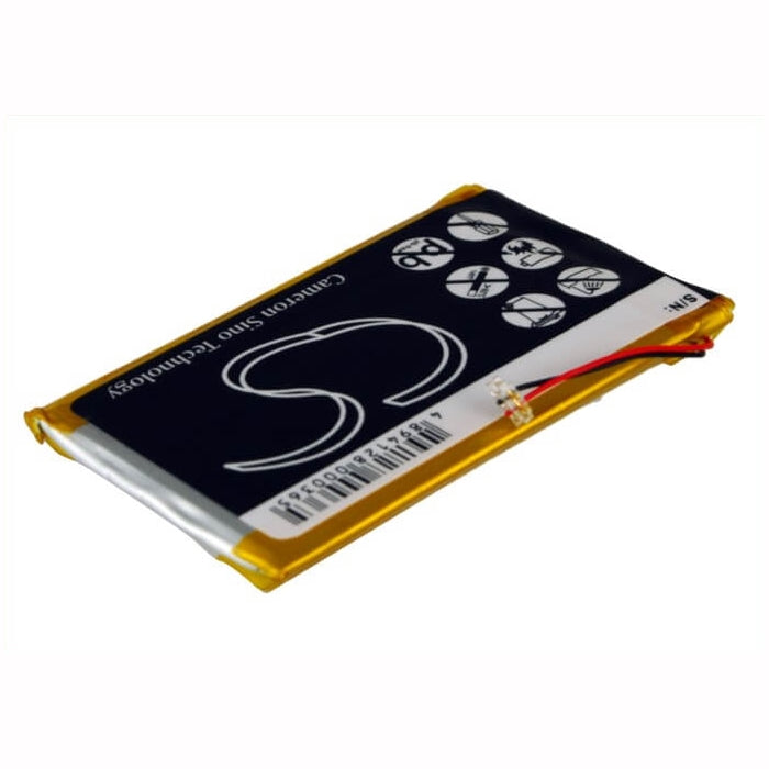 3.7V, 750mAh, Li-Polymer Battery fits Samsung, Yp-t9, Yp-t9+, 2.775Wh