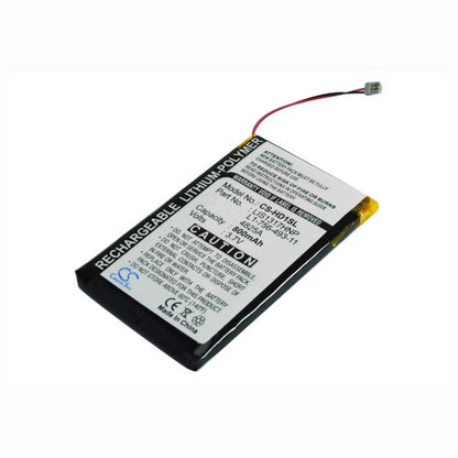 3.7V, 800mAh, Li-Polymer Battery fits Sony, Nw-hd1 Mp3 Player, 2.96Wh