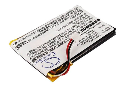3.7V, 900mAh, Li-Polymer Battery fits Apple, Ipod 4th Generation, Ipod Photo, 3.33Wh