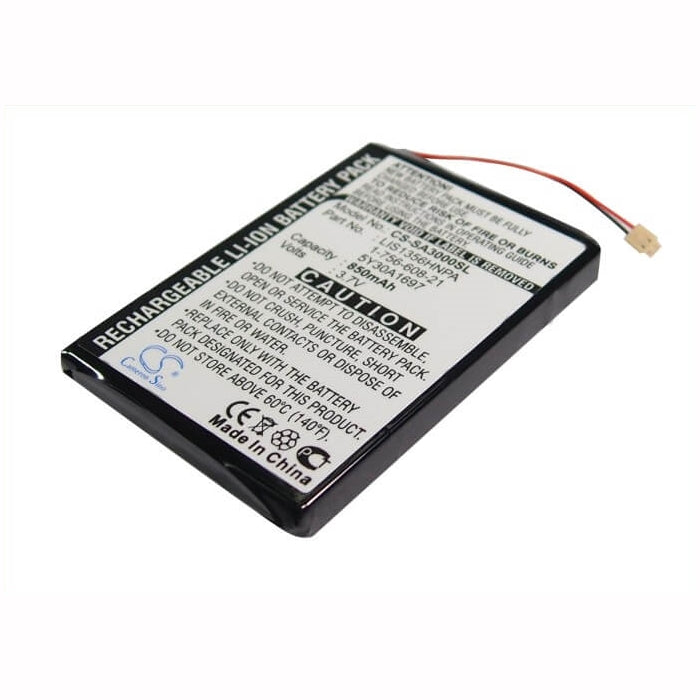 3.7V, 850mAh, Li-ion Battery fits Sony, Nw-a3000 Series, Nw-a3000v, 3.145Wh