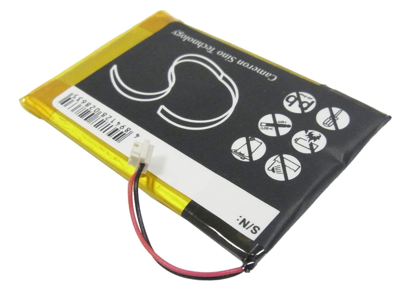 3.7V, 560mAh, Li-Polymer Battery fits Insignia, Ns-4v24, Ns-8v24, 2.072Wh