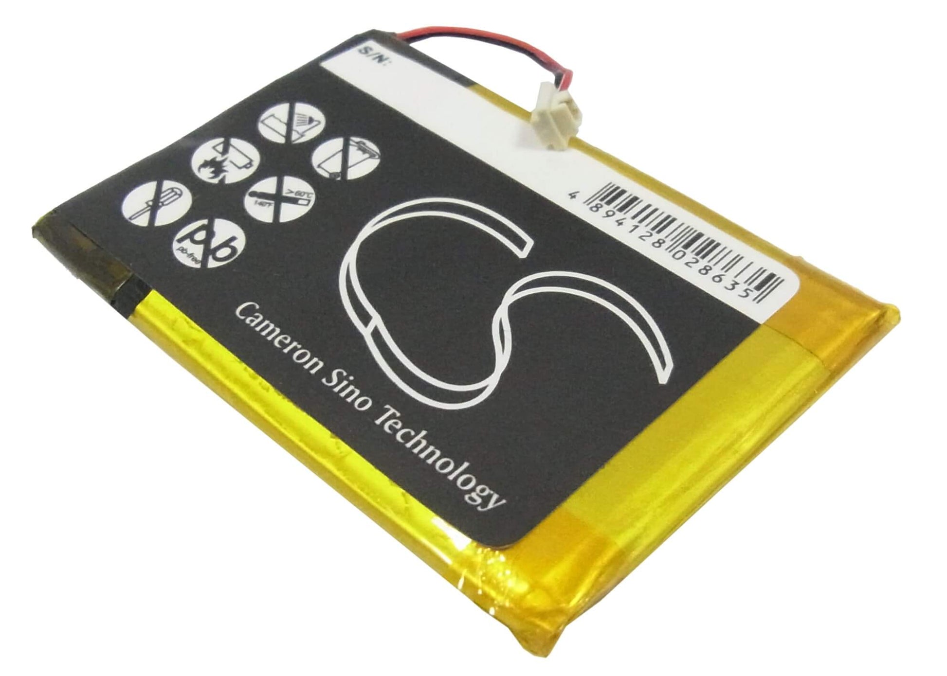3.7V, 560mAh, Li-Polymer Battery fits Insignia, Ns-4v24, Ns-8v24, 2.072Wh