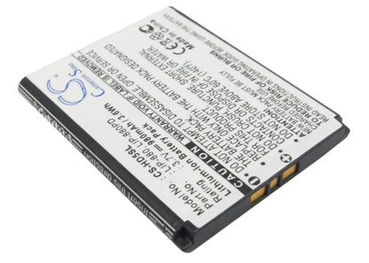 3.7V, 980mAh, Li-ion Battery fits Sony, Atrac Ad, Nw-hd5, 3.626Wh