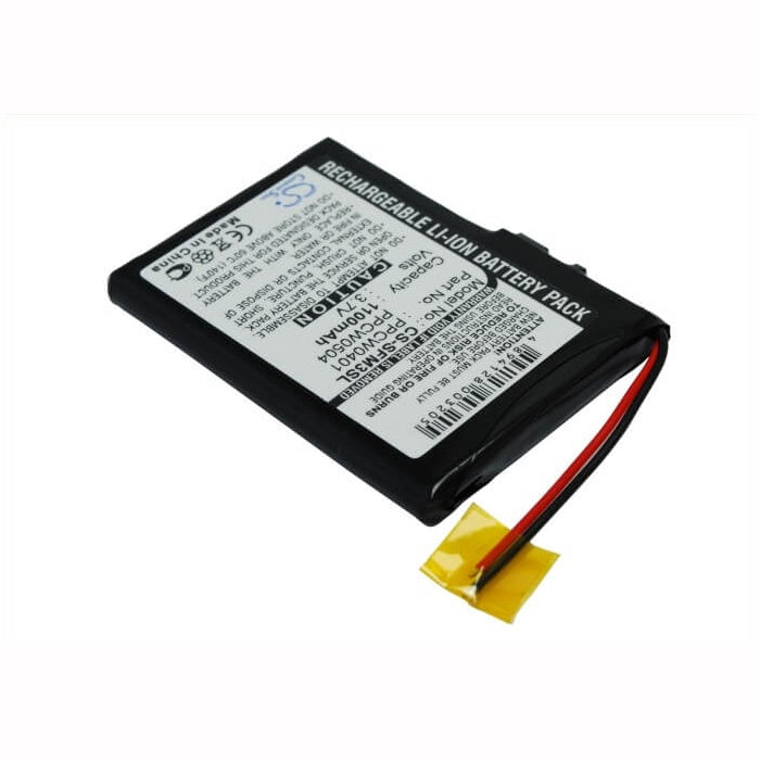 3.7V, 1100mAh, Li-ion Battery fits Jnc, Ssf-m3 20gb, 4.07Wh