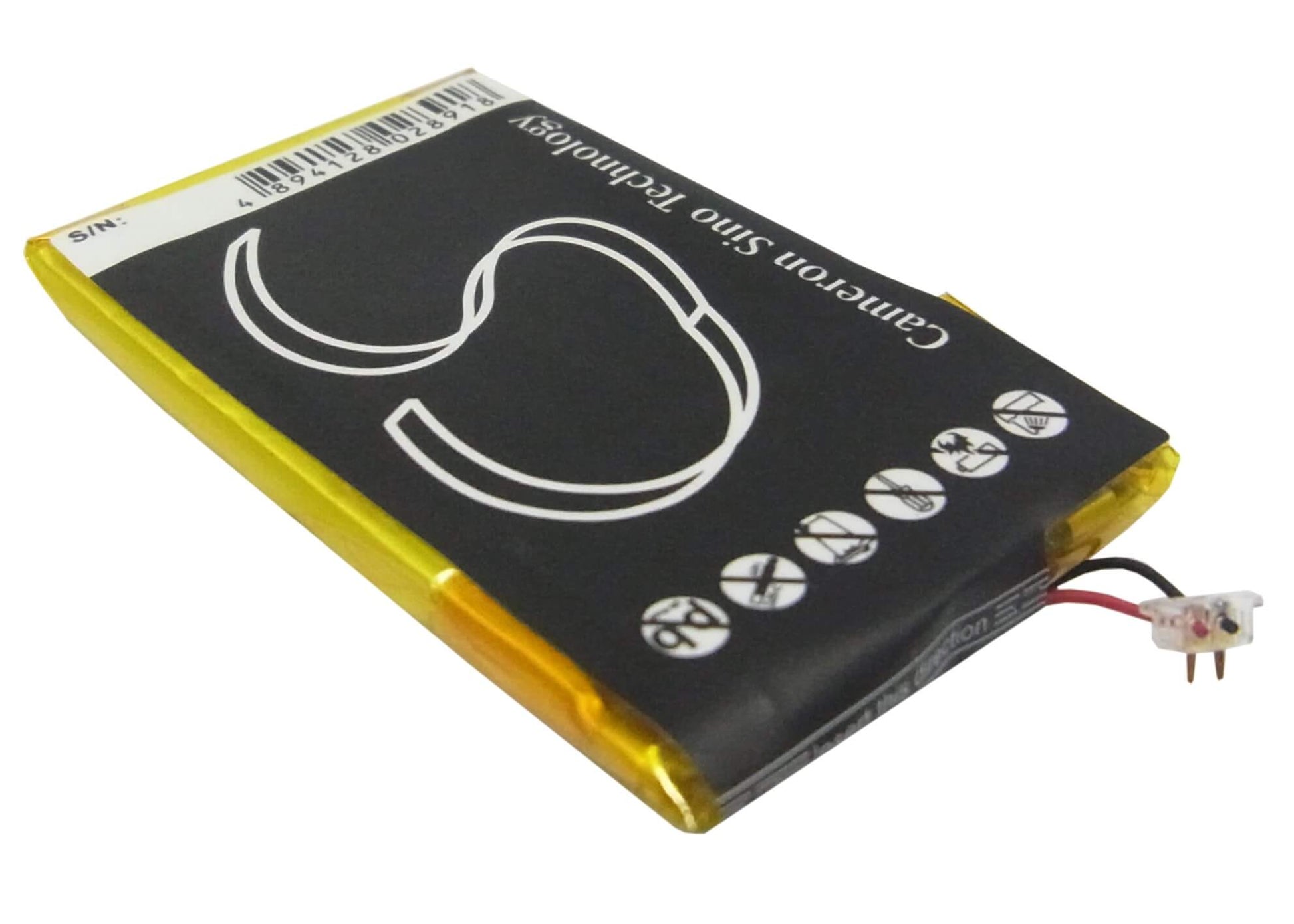 3.7V, 610mAh, Li-Polymer Battery fits Samsung, Yp-p3, Yp-p3cb/xsh, 2.257Wh