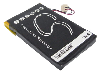 3.7V, 720mAh, Li-Polymer Battery fits Iriver, E10, E10ct, 2.664Wh