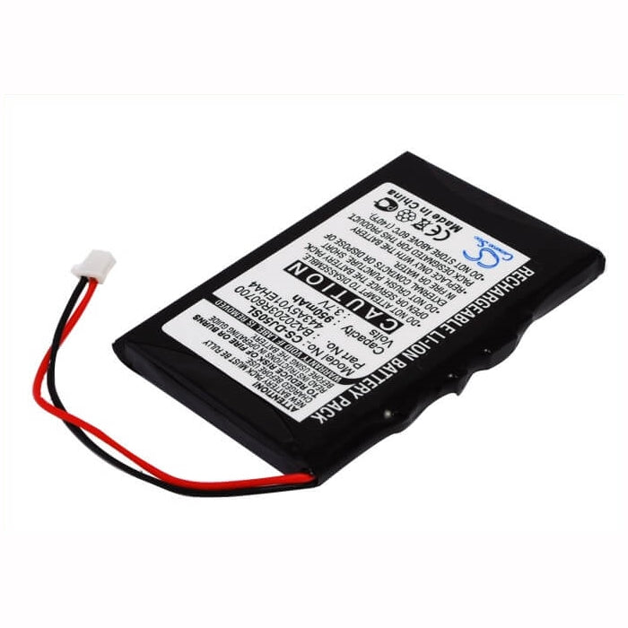 3.7V, 950mAh, Li-ion Battery fits Dell, Jukebox Dj 5gb, Jukebox Hvd3t, 3.515Wh